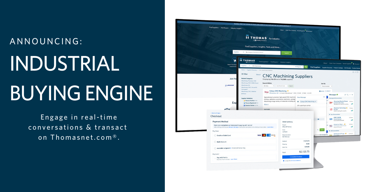 Thomasnet.com® Industrial Buying Engine™: Industrial Sourcing Made Easy